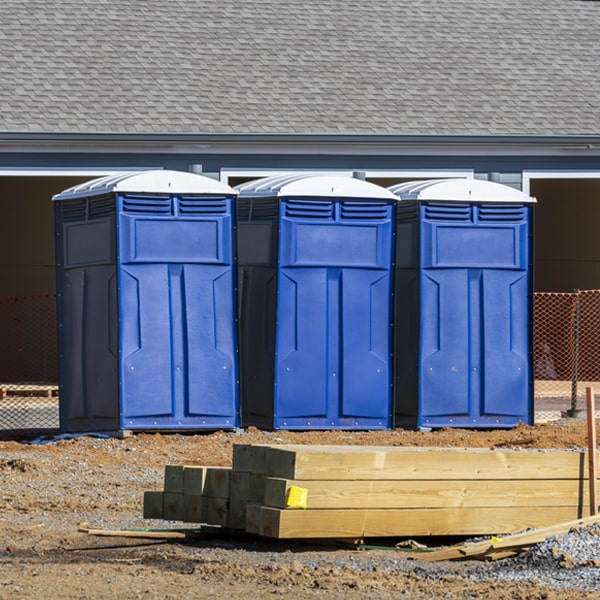 how do you ensure the porta potties are secure and safe from vandalism during an event in Pine Lake Park